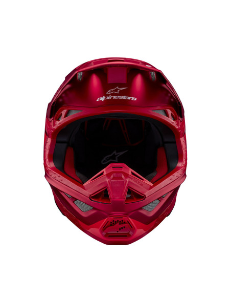 Casque cross Alpinestars S-M10 Supertech Flood - Rouge Fluo M&G