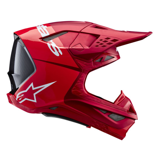 Casque cross Alpinestars S-M10 Supertech Flood - Rouge Fluo M&G