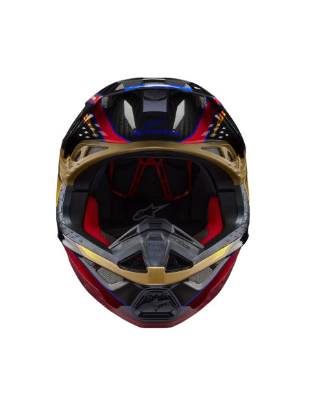 Casque cross Alpinestars S-M10 Era - Or Jaune Rio Rouge
