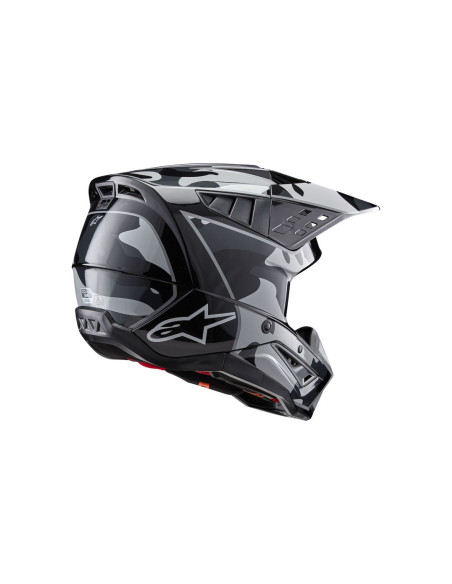 Casque cross Alpinestars S-M5 Rover 2 - Noir Argent