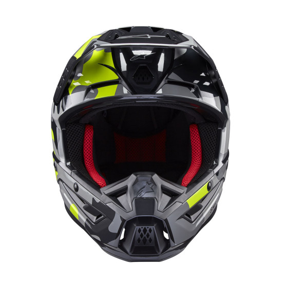 Casque cross Alpinestars S-M5 Rover 2 - Dark Gris Jaune Fluo