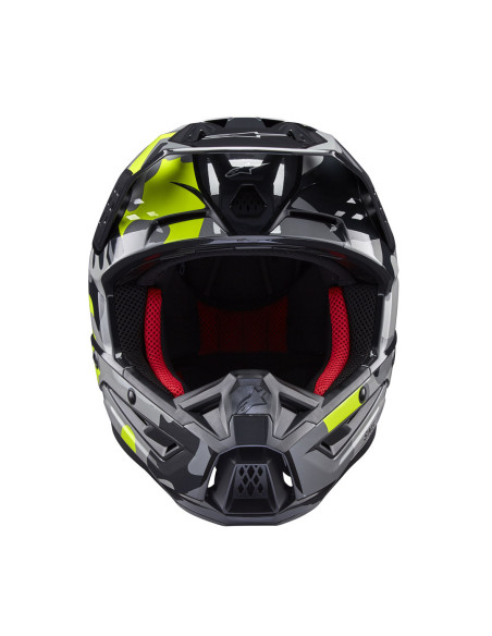 Casque cross Alpinestars S-M5 Rover 2 - Dark Gris Jaune Fluo