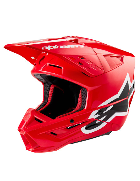 Casque cross Alpinestars S-M5 Corp - Rouge