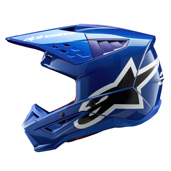 Casque cross Alpinestars S-M5 Corp - Bleu