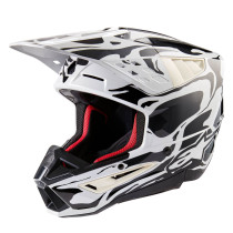 Casque cross Alpinestars S-M5 Mineral - Coll Gris Dark Gris