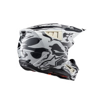 Casque cross Alpinestars S-M5 Mineral - Coll Gris Dark Gris 2