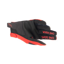 Gants cross enfant Alpinestars Radar - Rouge Mars Argent 2