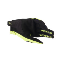 Gants cross enfant Alpinestars Radar - Jaune Fluo Noir 2