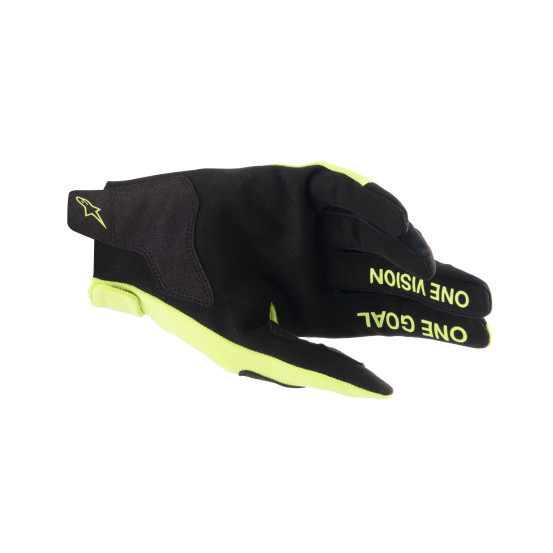 Gants cross enfant Alpinestars Radar - Jaune Fluo Noir