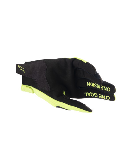 Gants cross enfant Alpinestars Radar - Jaune Fluo Noir