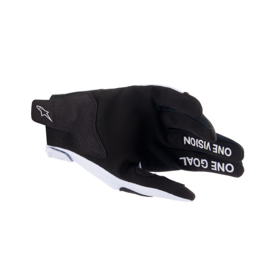 Gants cross enfant Alpinestars Radar - Haze Gris Noir