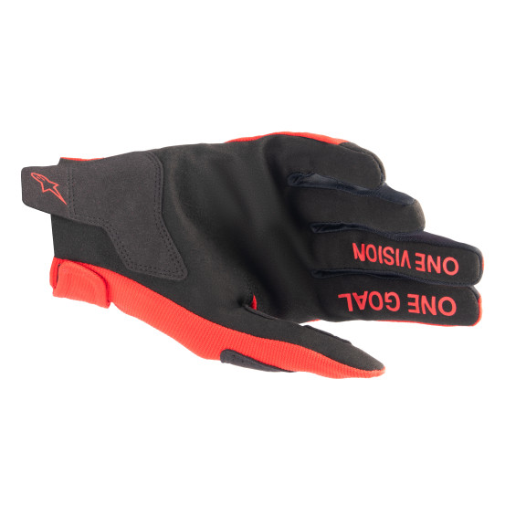 Gants cross Alpinestars Radar - Mars Rouge Argent