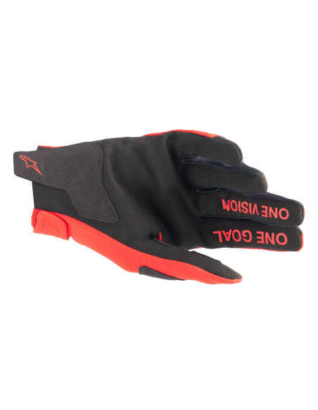 Gants cross Alpinestars Radar - Mars Rouge Argent