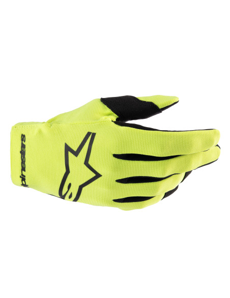 Gants cross Alpinestars Radar - Jaune Fluo Noir