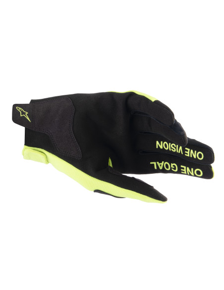 Gants cross Alpinestars Radar - Jaune Fluo Noir