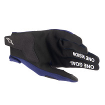 Gants cross Alpinestars Radar - Bleu Marine Blanc 2