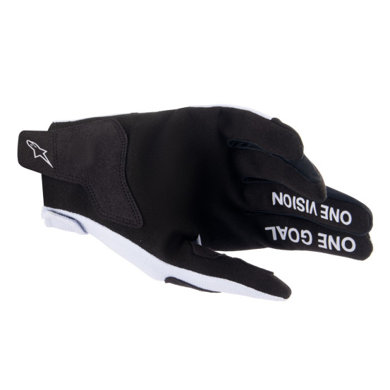 Gants cross Alpinestars Radar - Haze Gris Noir