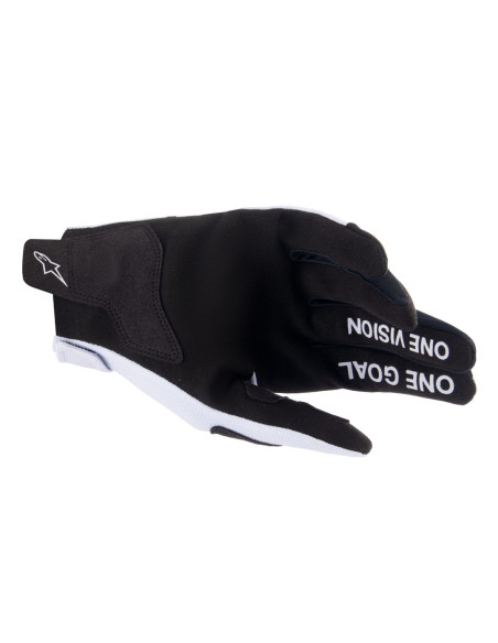 Gants cross Alpinestars Radar - Haze Gris Noir