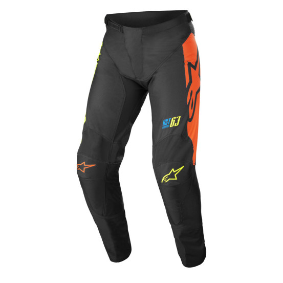 Pantalon cross Alpinestars 2022 Racer Compass - Noir Jaune Corail