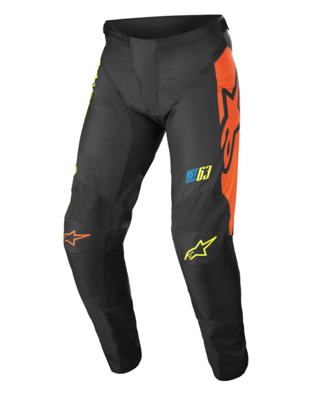 Pantalon cross Alpinestars 2022 Racer Compass - Noir Jaune Corail