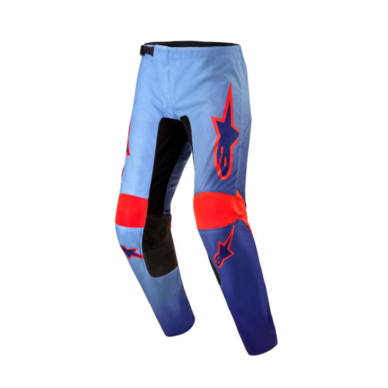Pantalon cross Alpinestars 2024 Fluid Lucent - Bleu Ram Orange