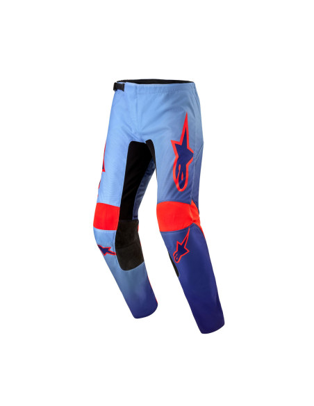 Pantalon cross Alpinestars 2024 Fluid Lucent - Bleu Ram Orange