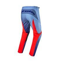 Pantalon cross Alpinestars 2024 Fluid Lucent - Bleu Ram Orange 2