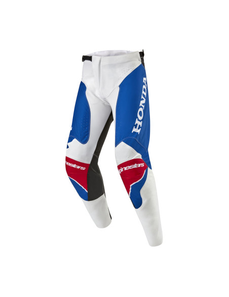 Pantalon cross Alpinestars 2024 Honda Racer Iconic - Blanc Noir Rouge