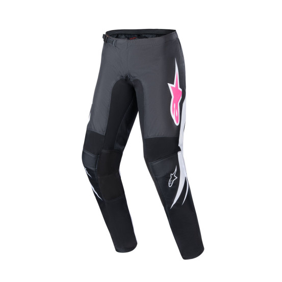Pantalon cross femme Alpinestars 2024 Stella Fluid - Noir Blanc Rose
