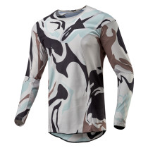 Maillot cross Alpinestars 2024 Racer Tactical - Iron Camo Dust Gris