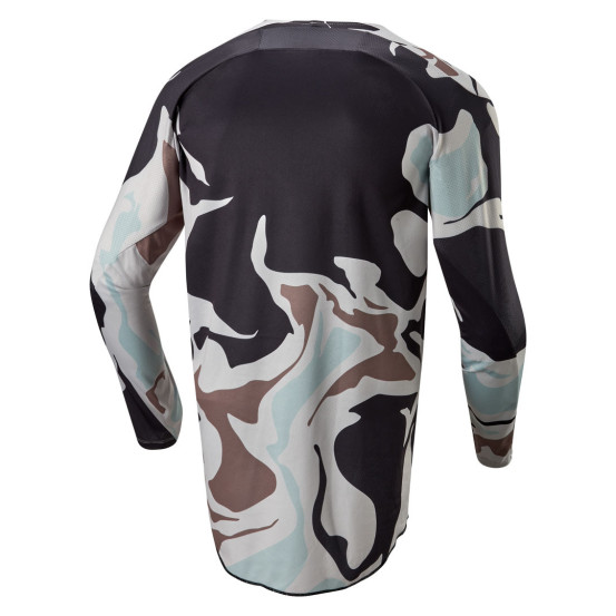 Maillot cross Alpinestars 2024 Racer Tactical - Iron Camo Dust Gris