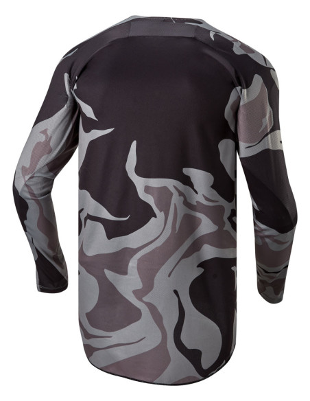 Maillot cross Alpinestars 2024 Racer Tactical - Cast Gris Camo Magnet Noir