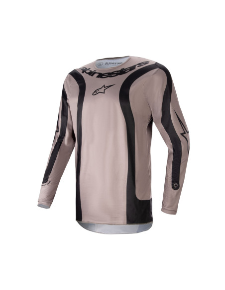 Maillot cross Alpinestars 2024 Fluid Lurv - Mud Noir