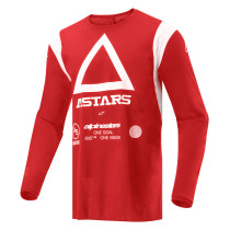 Maillot cross Alpinestars Techdura - Rouge