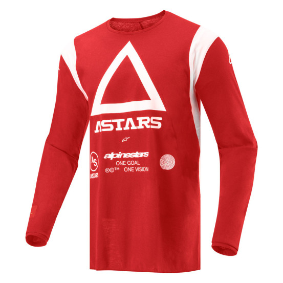 Maillot cross Alpinestars Techdura - Rouge