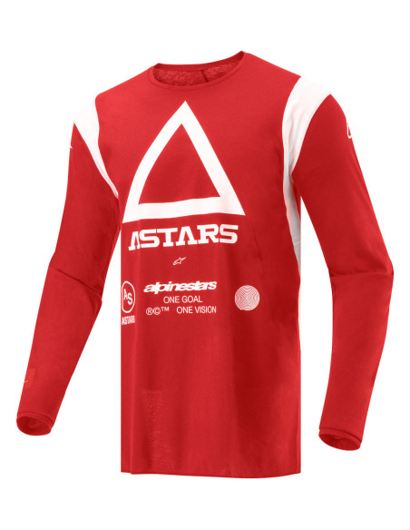 Maillot cross Alpinestars Techdura - Rouge