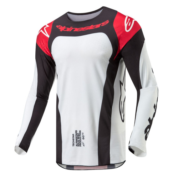 Maillot cross Alpinestars 2024 Techstar Ocuri - Mars Rouge Blanc Noir
