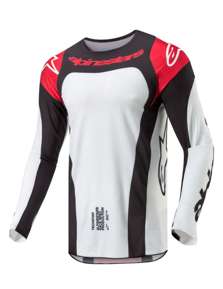 Maillot cross Alpinestars 2024 Techstar Ocuri - Mars Rouge Blanc Noir