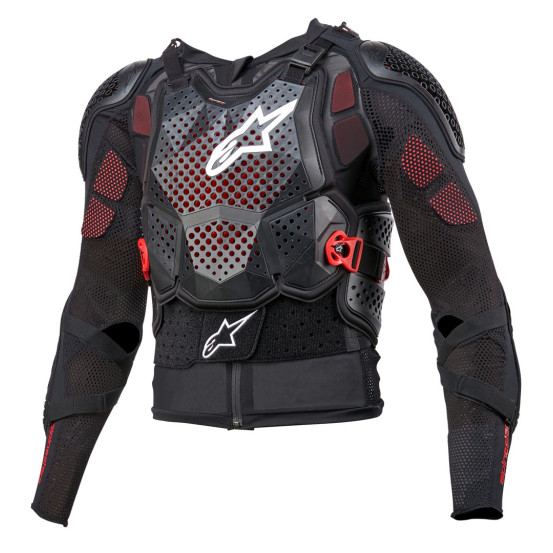Gilet de protection Alpinestars Tech V3 - Noir Blanc Rouge