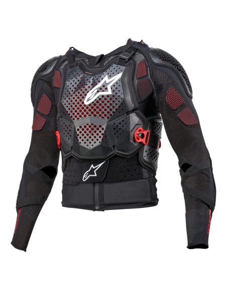 Gilet de protection Alpinestars Tech V3 - Noir Blanc Rouge