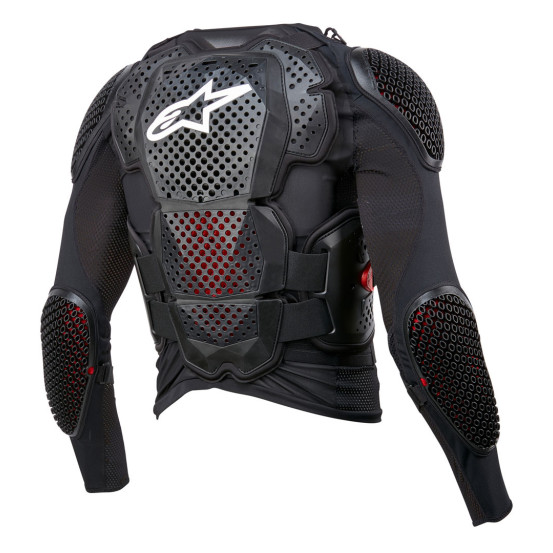 Gilet de protection Alpinestars Tech V3 - Noir Blanc Rouge