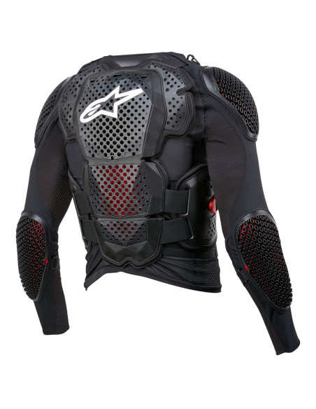 Gilet de protection Alpinestars Tech V3 - Noir Blanc Rouge
