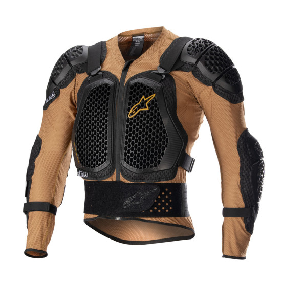 Gilet de protection Alpinestars Bionic Action V2 - Sable Noir Tangerine