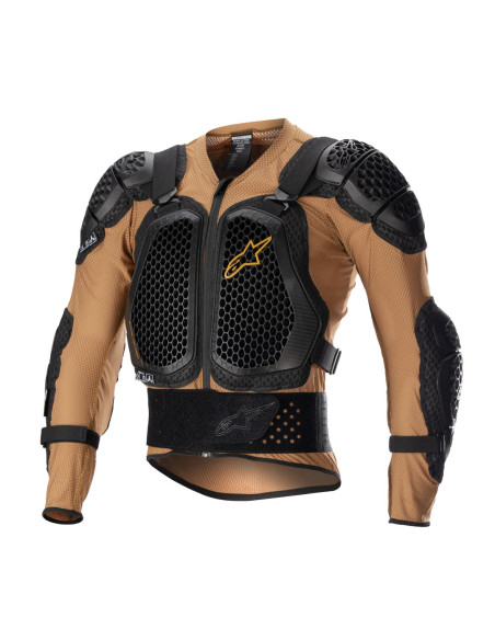 Gilet de protection Alpinestars Bionic Action V2 - Sable Noir Tangerine
