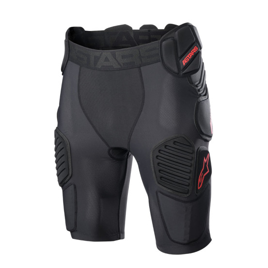 Short de protection Alpinestars Bionic Pro - Noir Rouge