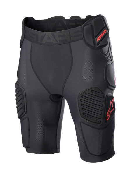 Short de protection Alpinestars Bionic Pro - Noir Rouge