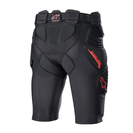 Short de protection Alpinestars Bionic Pro - Noir Rouge
