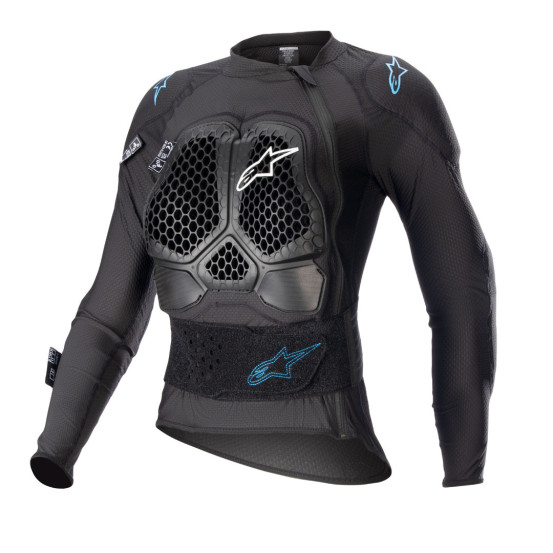 Gilet de protection Alpinestars femme Stella Bionic Action V2 - Noir Bleu Cyan