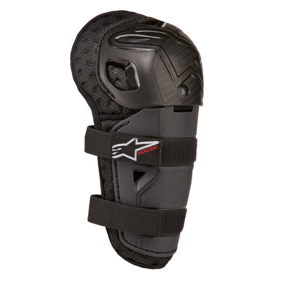 Genouillères enfant Alpinestars 2024 Bionic Action - Noir Rouge TU