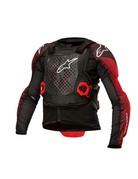 Gilet de protection enfant Alpinestars Bionic Tech - Noir Blanc Rouge